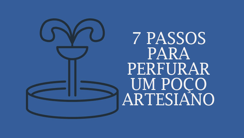 Quer perfurar um poço artesiano? Conheça os 7 passos que você deve seguir.